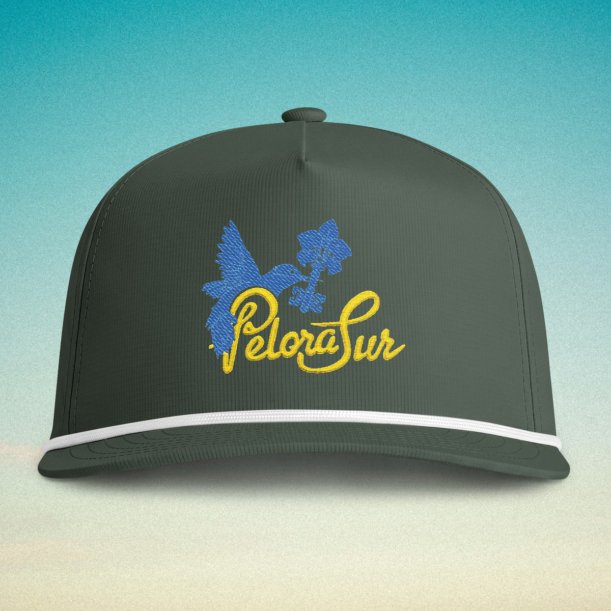 Paloma Sur Embroidered Rope Cap